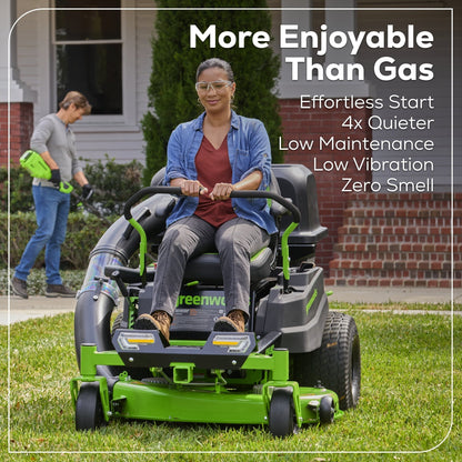 Greenworks 7409302 Crossover-Z Zero Turn Riding Mower 106.7cm